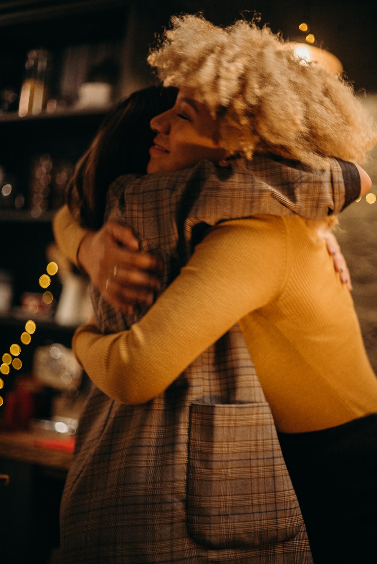 person hugging in gratitude person hugging in gratitude